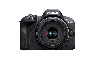 Canon Digital Camera EOS R100 RF-S18-45mm is an STM Kit (Black)