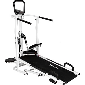 PowerMax Fitness MFT-410 Non-electric Manual Treadmill Foldable